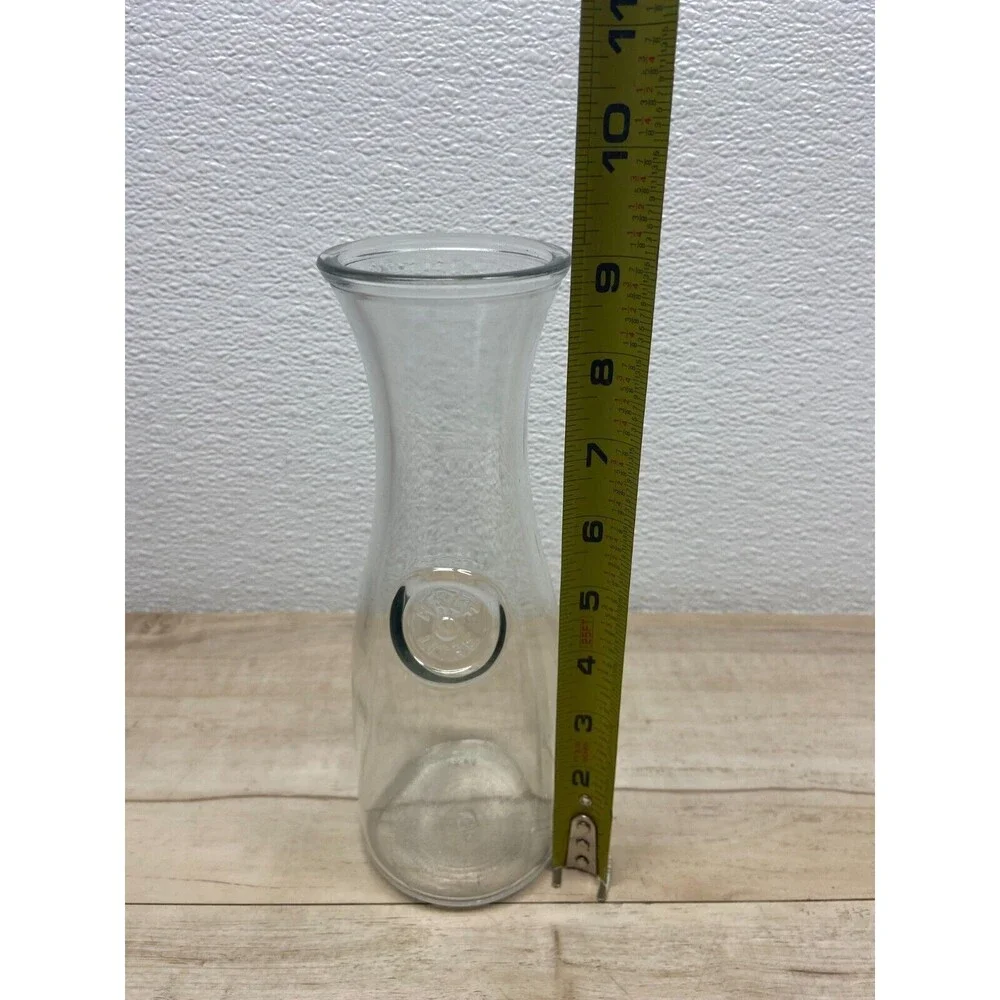 Anchor Hocking Half Litre 0.5L Clear Glass Juice Wine Water Carafe Decanter USA